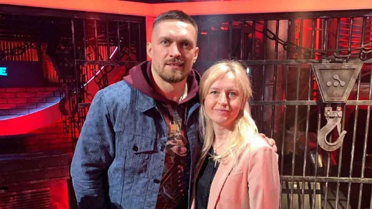 Александр Усик и Алина Шатерникова / Фото из соцсетей