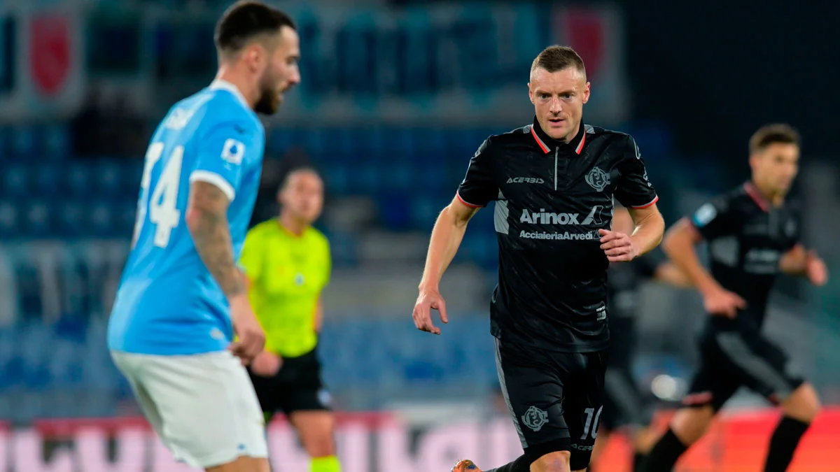 Джейми Варди в матче против Лацио / Silvia Lore/Getty Images