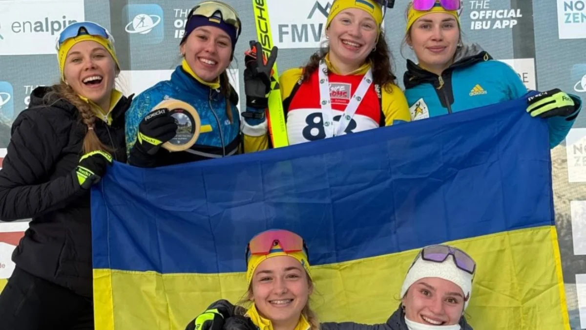 Украинские биатлонистки / фото: Федерация биатлона Украины