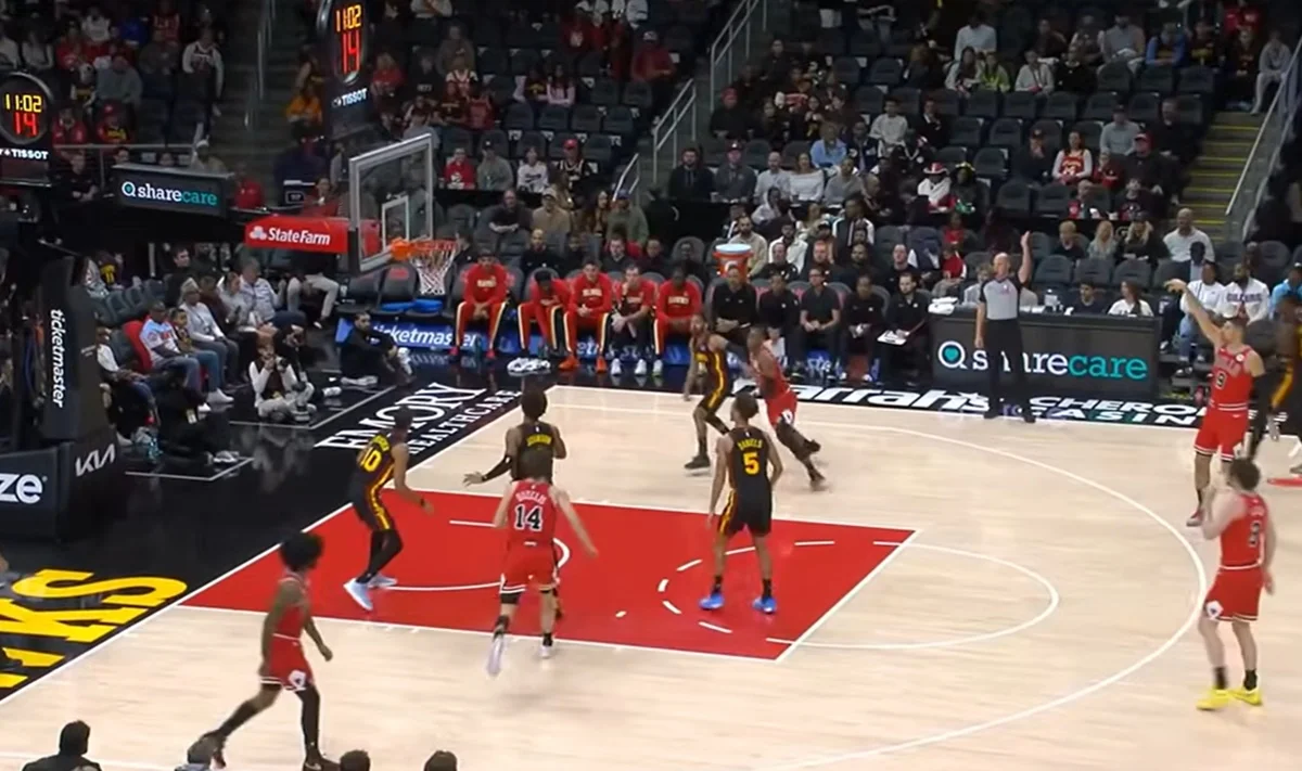 Чикаго переиграл Атланту / скриншот