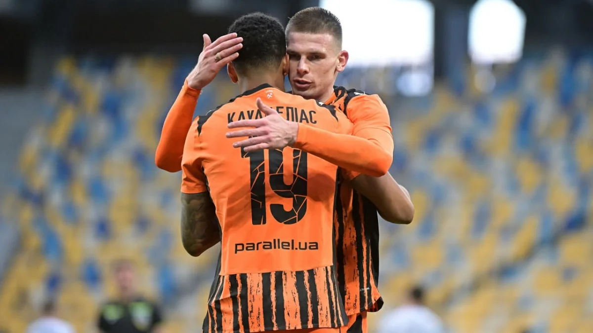Кауан Еліас та Олег Очеретько / фото: ФК Шахтар