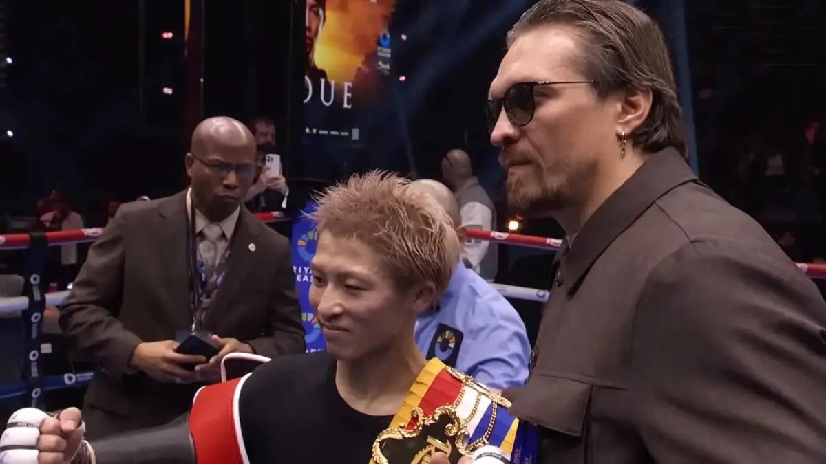 Наоя Іноуе та Олександр Усик / Скріншот