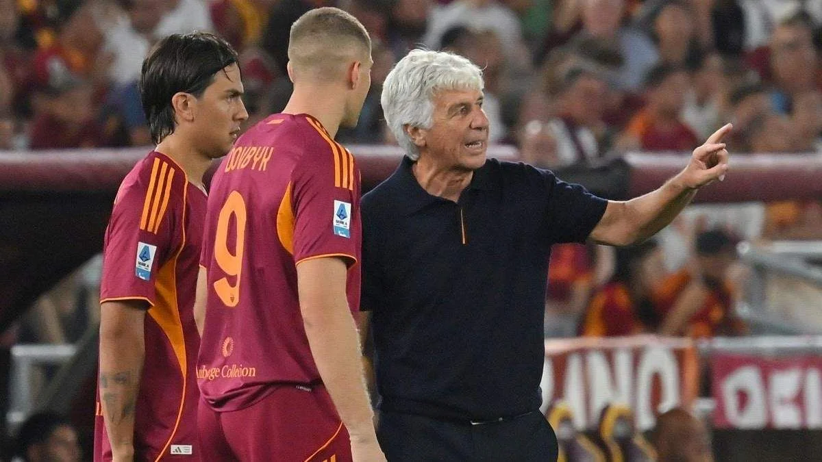 Дибала, Довбик та Гасперіні / фото: Massimo Insabato/Archivio Massimo Insabato/Mondadori Portfolio via Getty Images