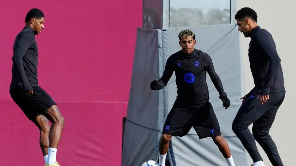 Рашфорд, Ямаль та Араухо / EFE