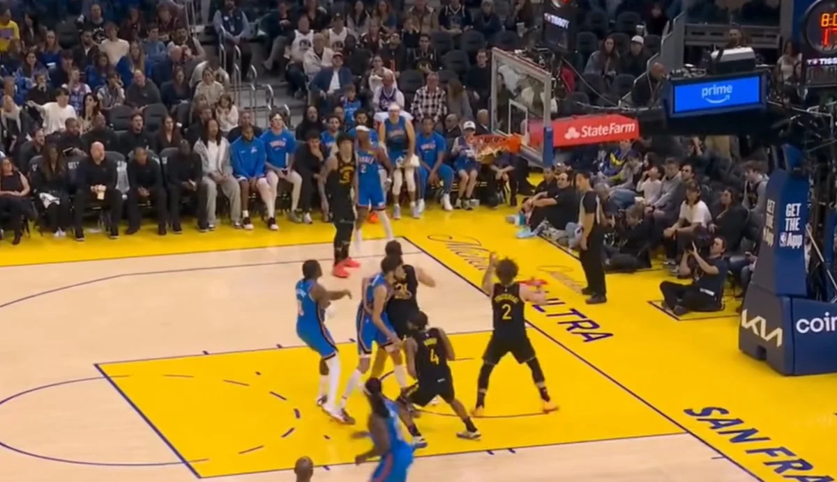 Оклахома переиграла Голден Стейт / скриншот