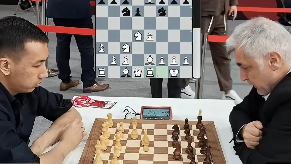 Аристан Исанджулов против Василия Иванчука / Скриншот