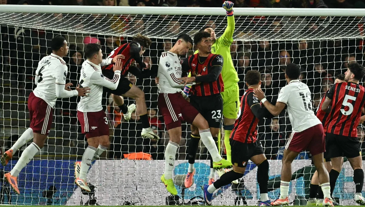 Борнмут – Арсенал – 2:3 / Фото JUSTIN TALLIS / AFP via Getty Images