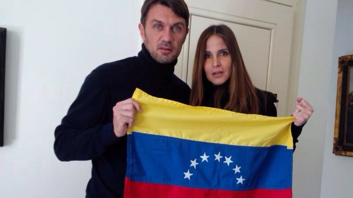 Паоло Мальдини с женой / Фейсбук