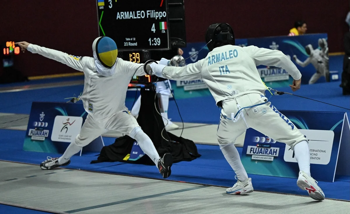 Украинцы заняли 4-е место в Фуджейре / фото: Федерация фехтования Украины