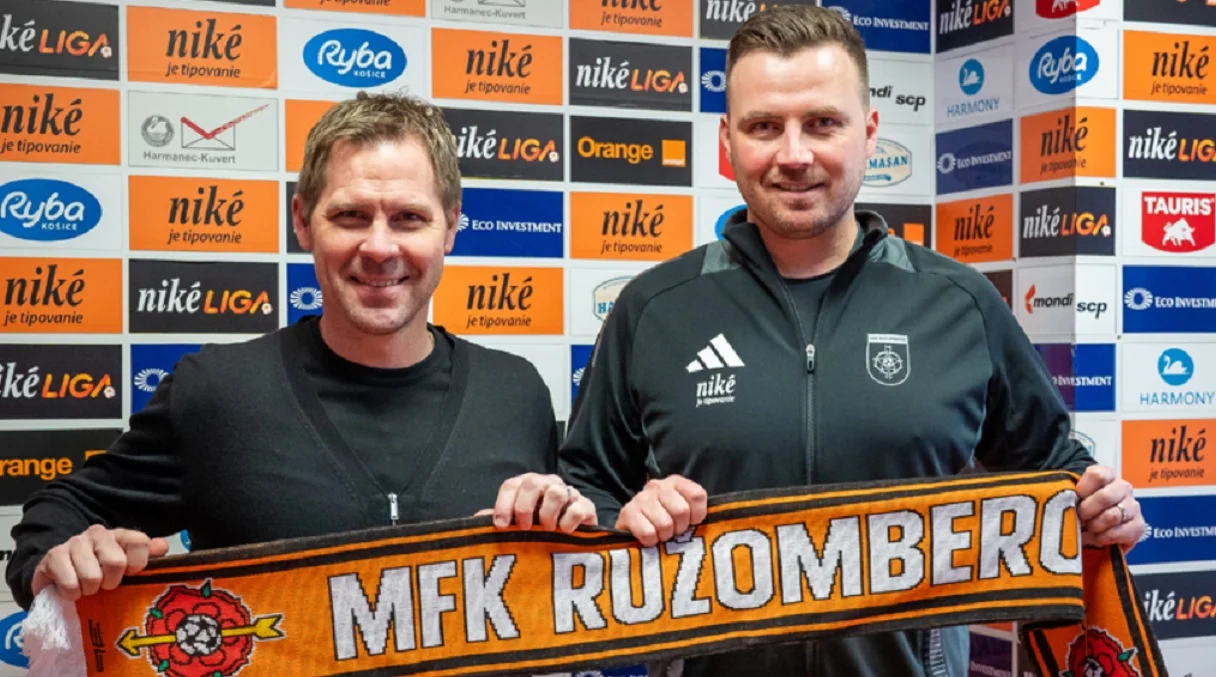 Томаш Хюбшман (слева) / Фото пресс-службы Ружомберка