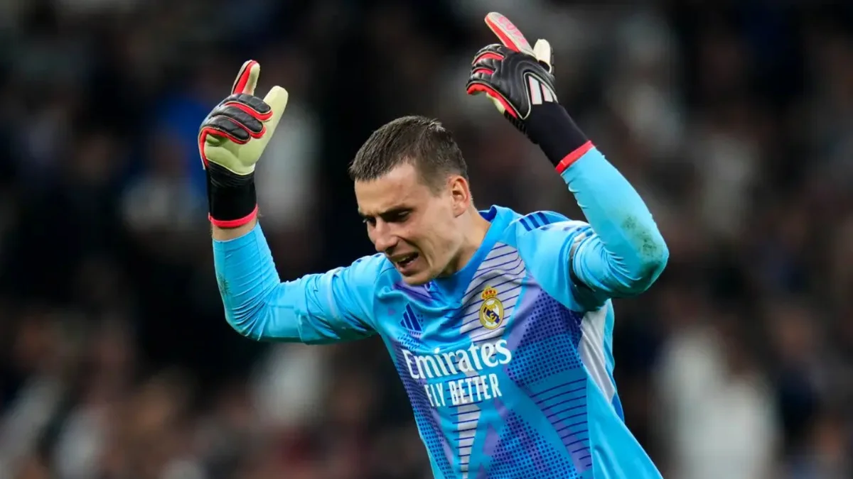 Андрій Лунін / фото: Diego Souto/Getty Images