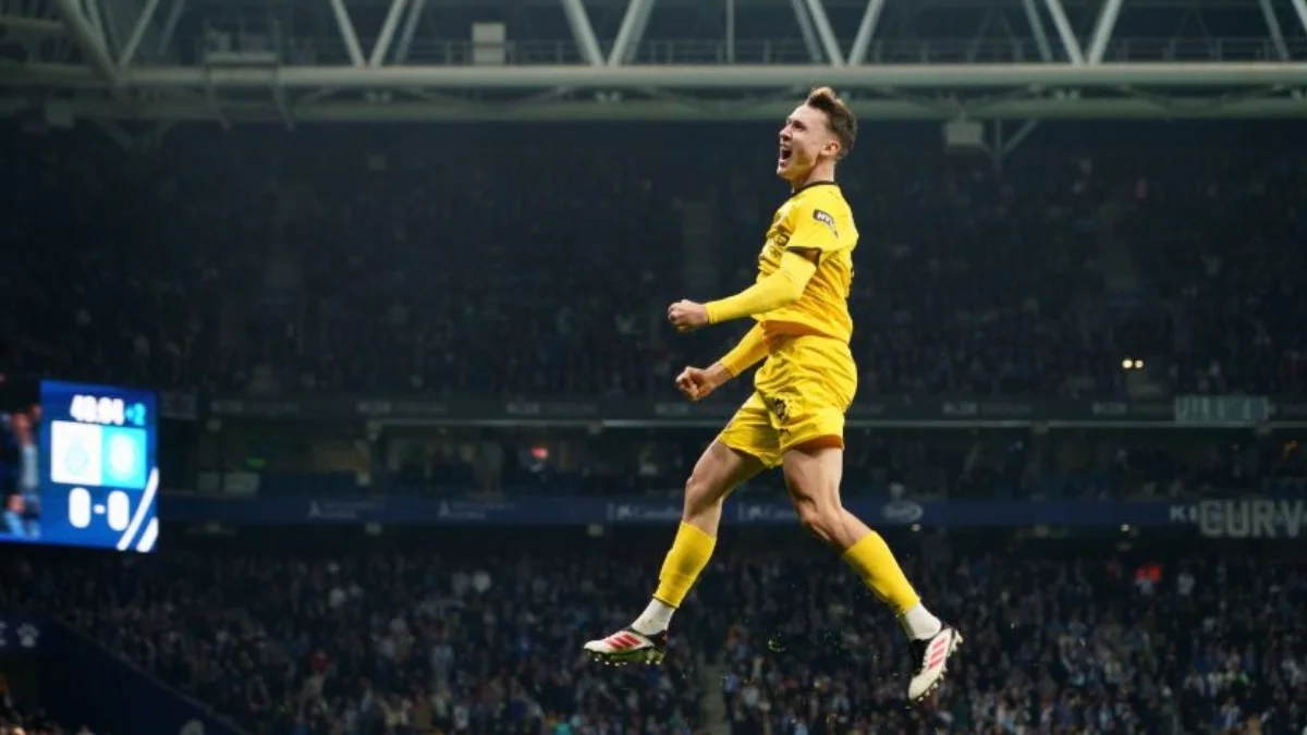 Владислав Ванат святкує взяття воріт Еспаньйола / Фото прес-служби Ла Ліги