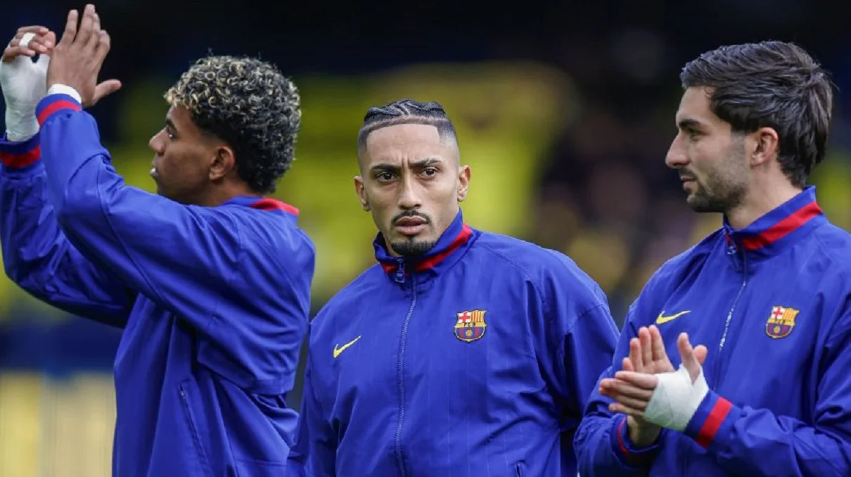 Ямаль, Рафінья та Ферран / Фото прес-служби Ла Ліги