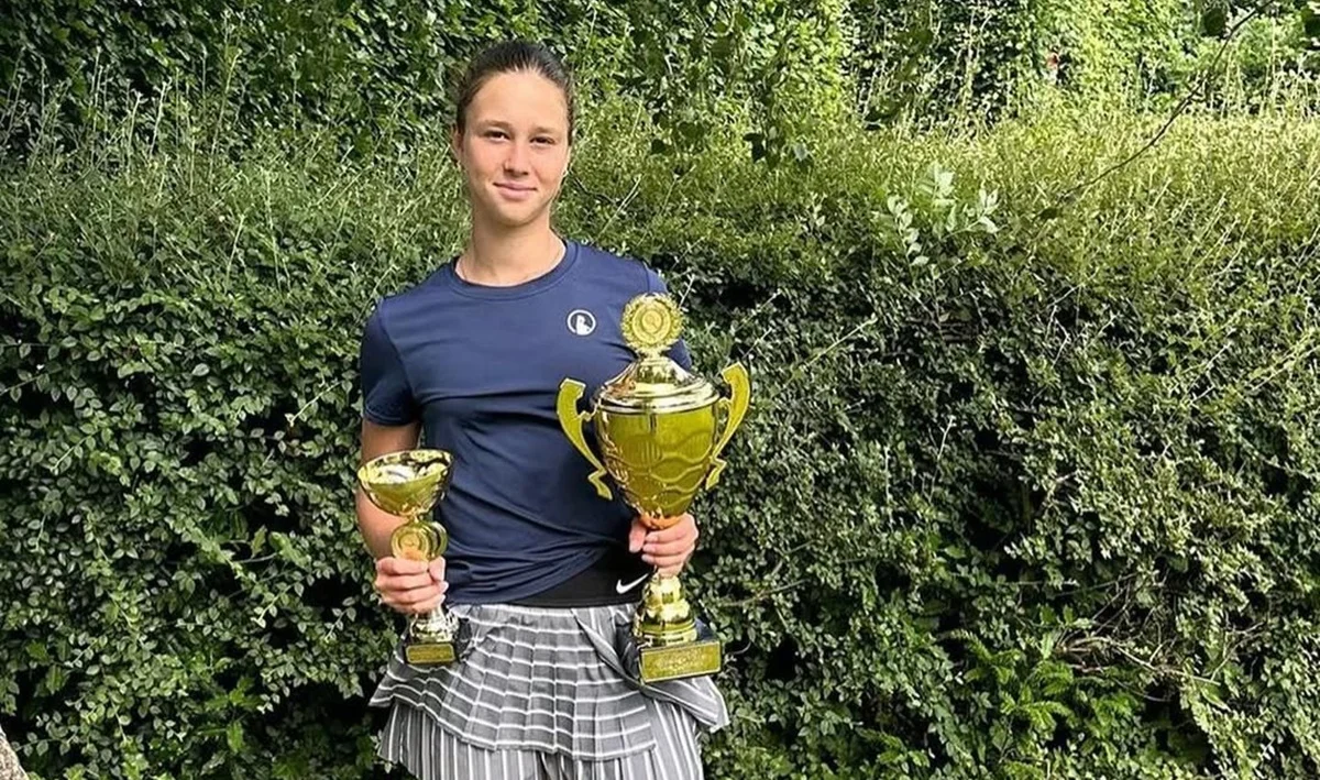 Поліна Скляр / фото: instagram.com/junior_tennis_ukraine