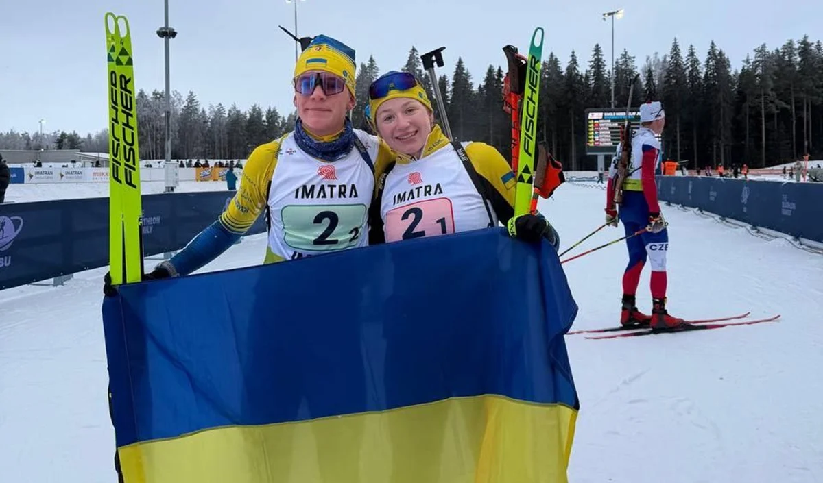 Тарас и Татьяна Тарасюки / фото: Биатлон Украины