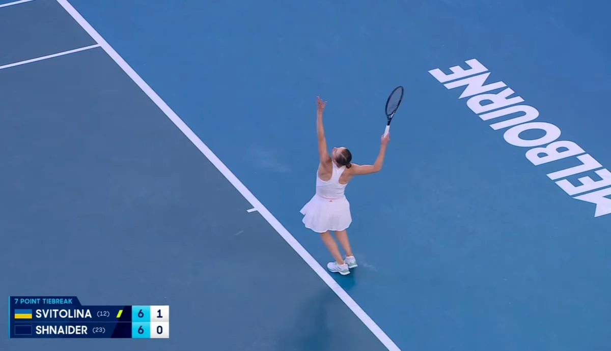 Элина Свитолина / скриншот