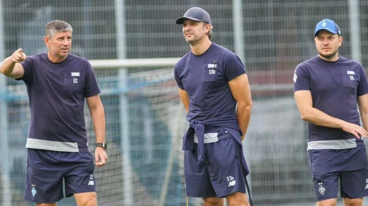 Карас, Шовковський і Гусєв / Фото прес-служби Динамо