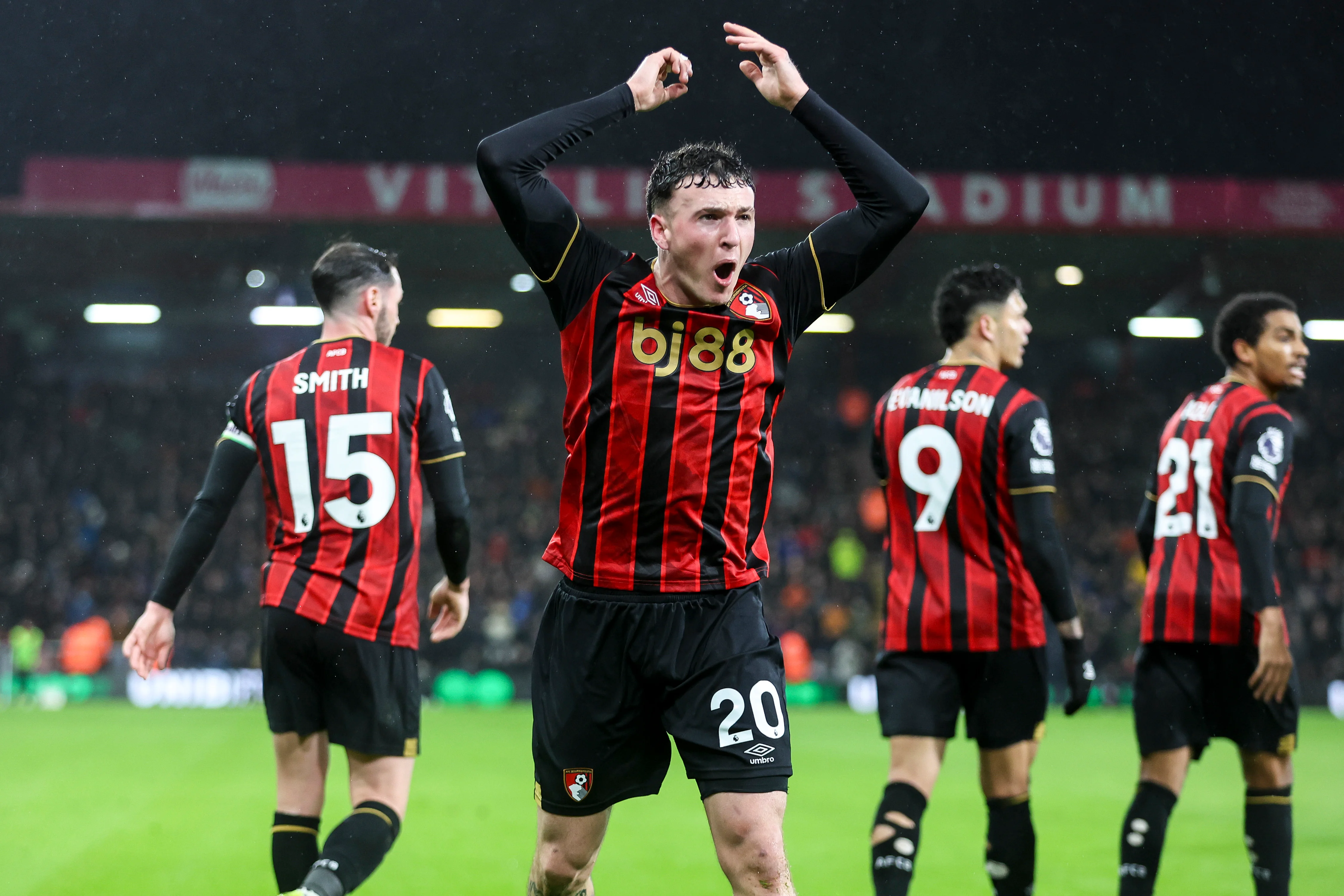 Борнмут – Ліверпуль – 3:2 / Robin Jones - AFC Bournemouth/AFC Bournemouth via Getty Images