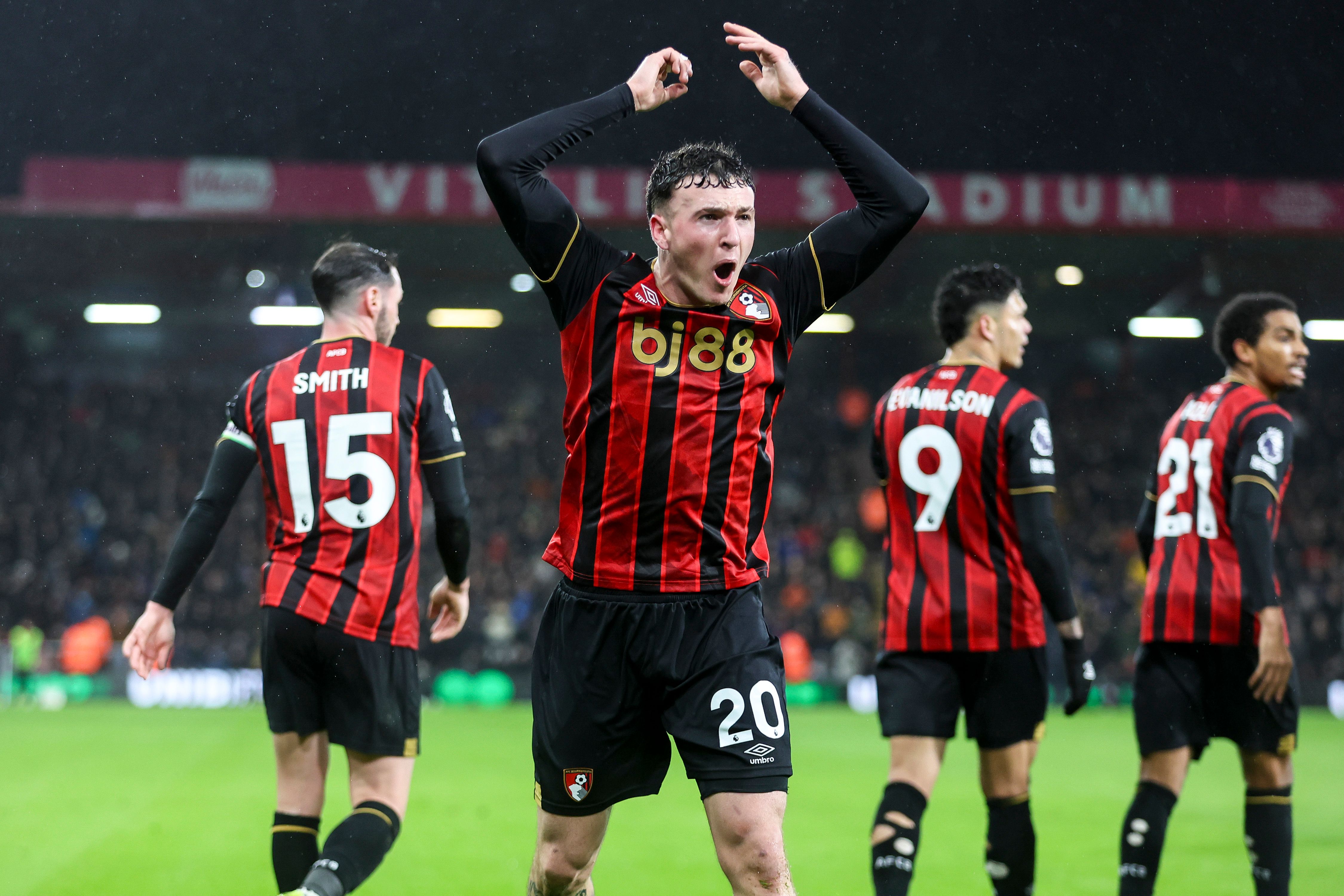 Борнмут – Ливерпуль – 3:2 / Robin Jones - AFC Bournemouth/AFC Bournemouth via Getty Images