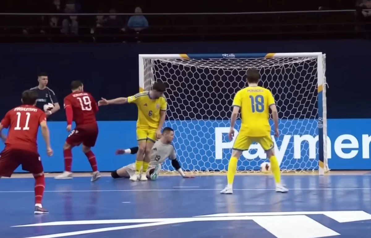 Украина уступила команде Армении / скриншот