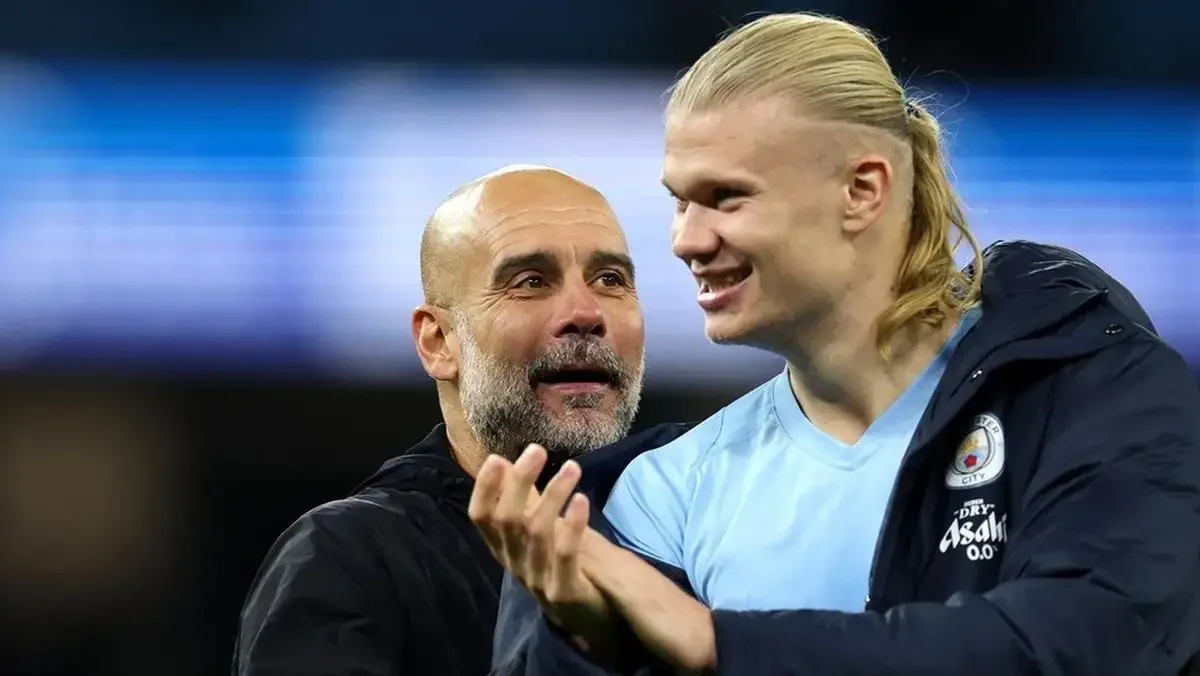 Ерлінг Холанд та Хосеп Гвардіола / EFE