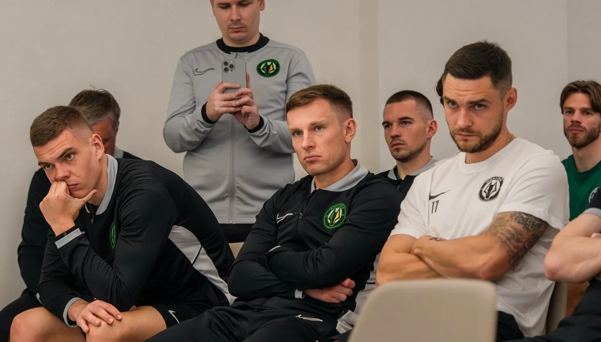 Гуцуляк і Чоботенко повернулися з опали / Фото ФК Полісся