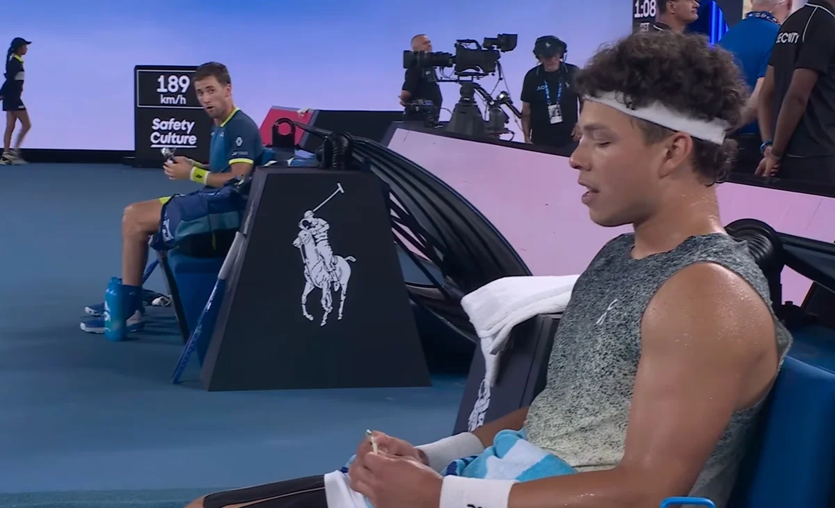 Каспер Рууд и Бен Шелтон / скриншот