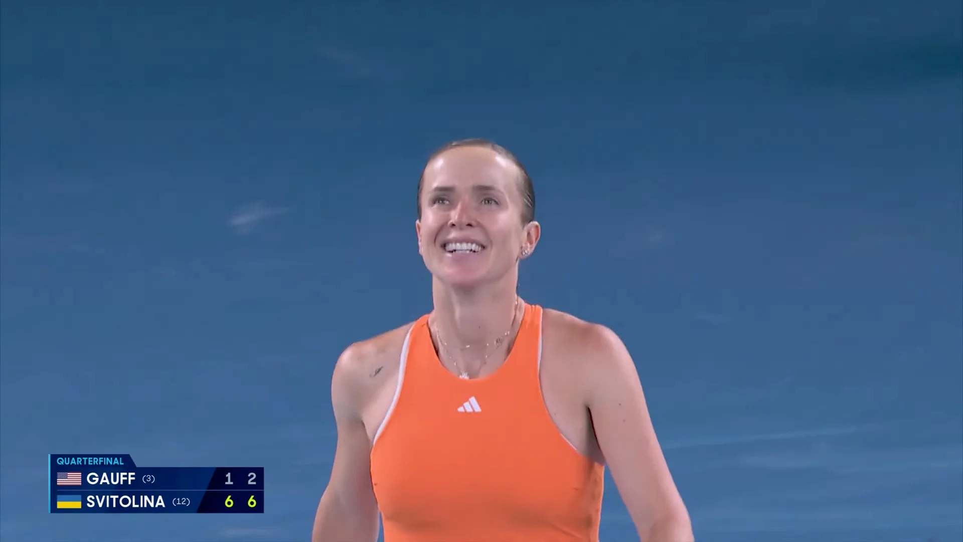 Еліна Світоліна / Скріншот