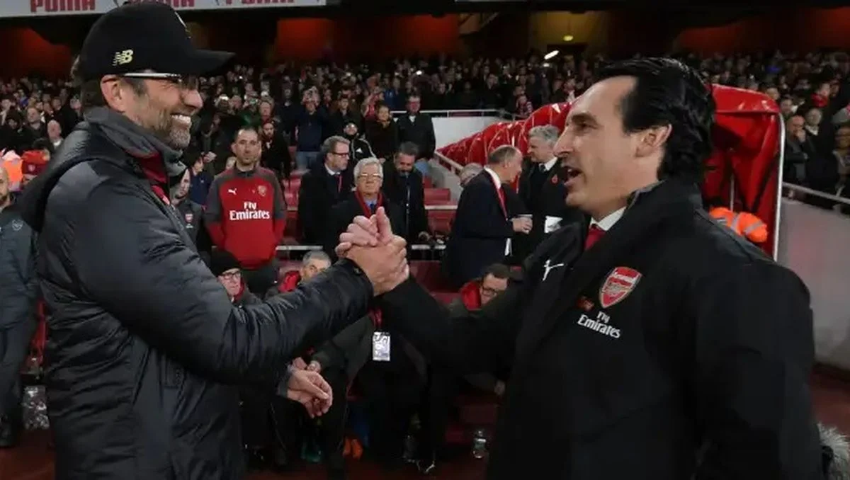 Юрген Клопп та Унаї Емері / скріншот