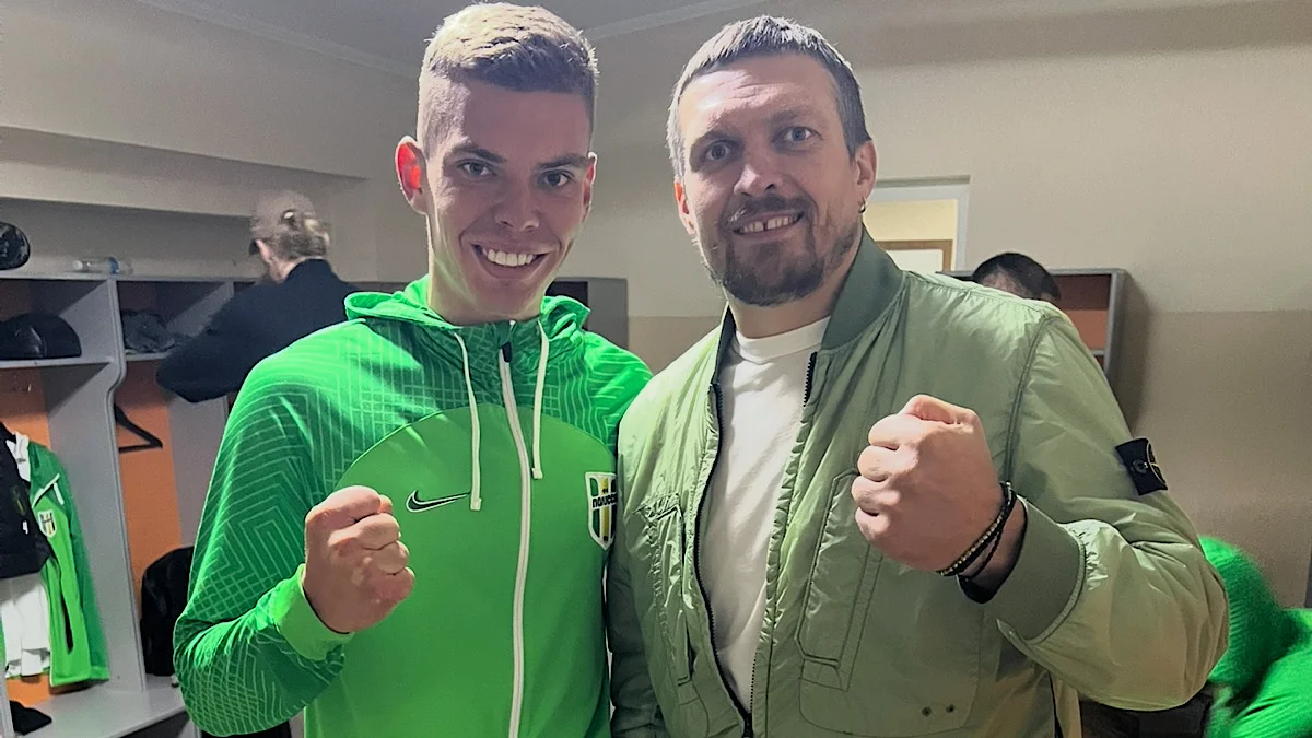 Сергій Чоботенко та Олександр Усик / Фото зі соцмереж