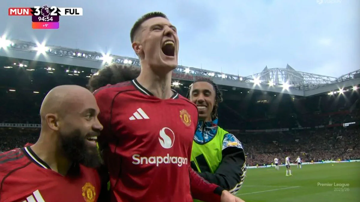 Манчестер Юнайтед – Фулхэм – 3:2 / скриншот