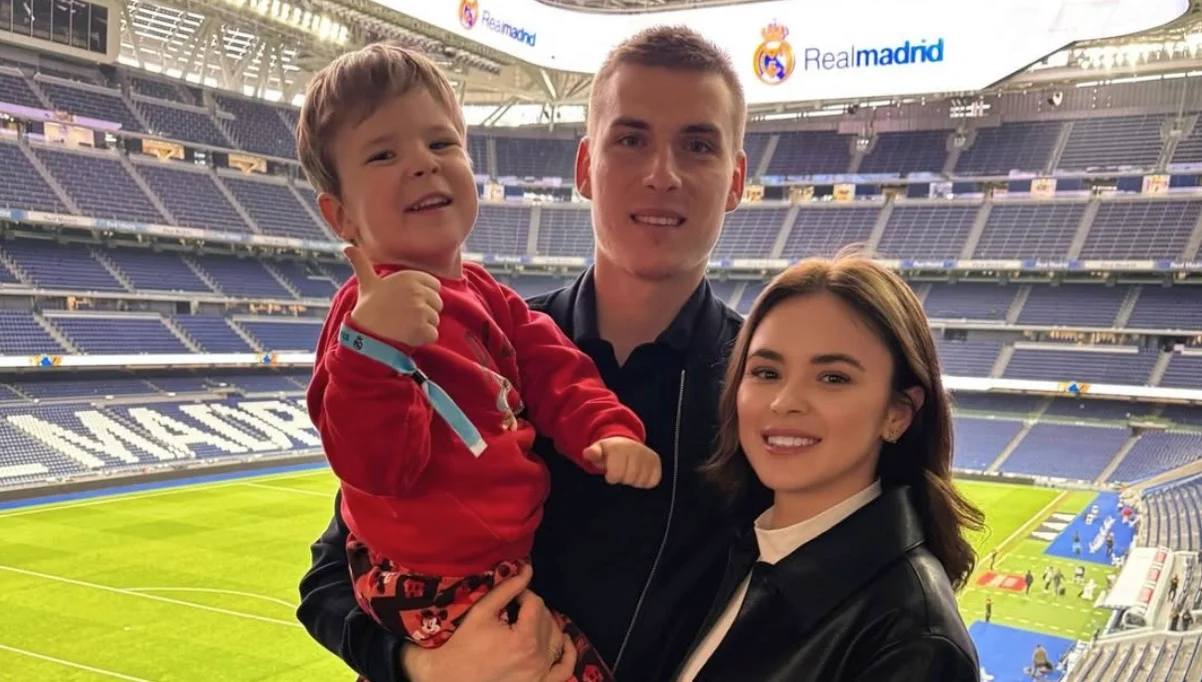 Лунин с семьей / фото из соцсетей