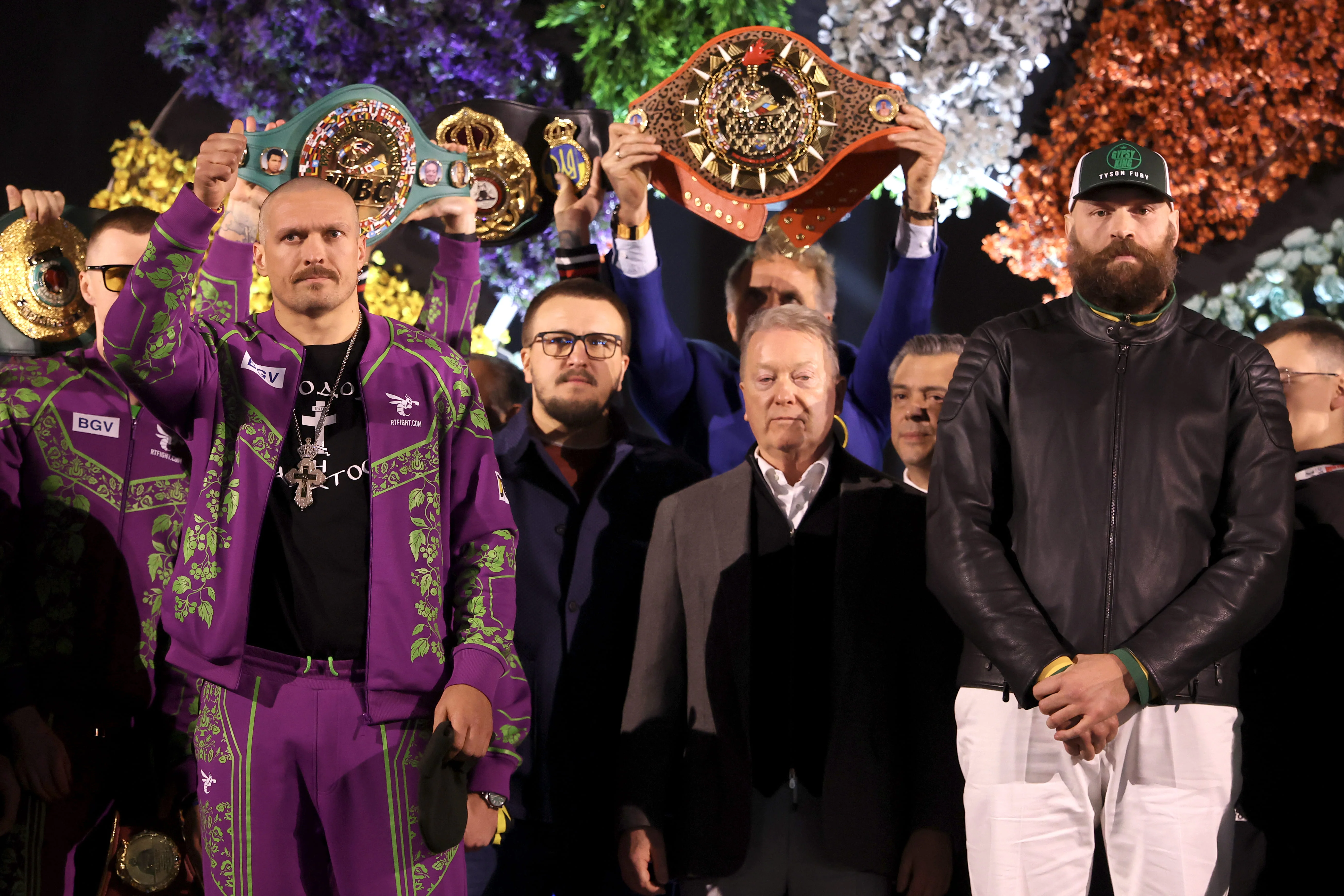 Олександр Усик і Тайсон Ф'юрі / Getty Images