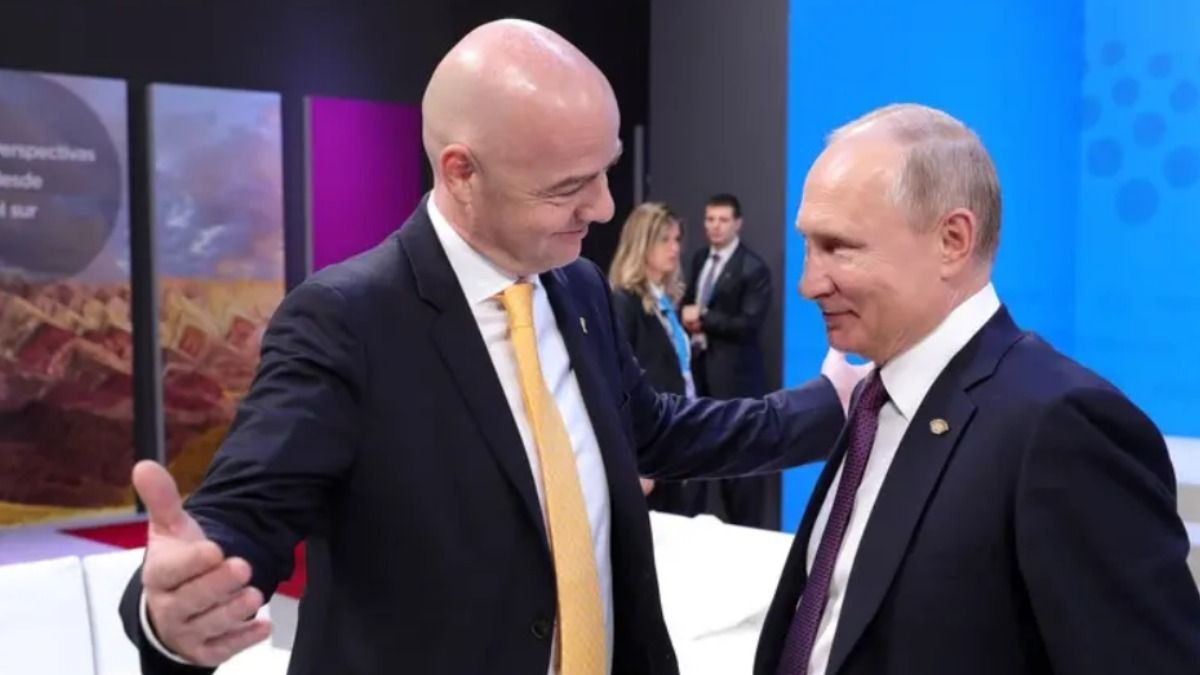 Джанни Инфантино и Путин / EFE