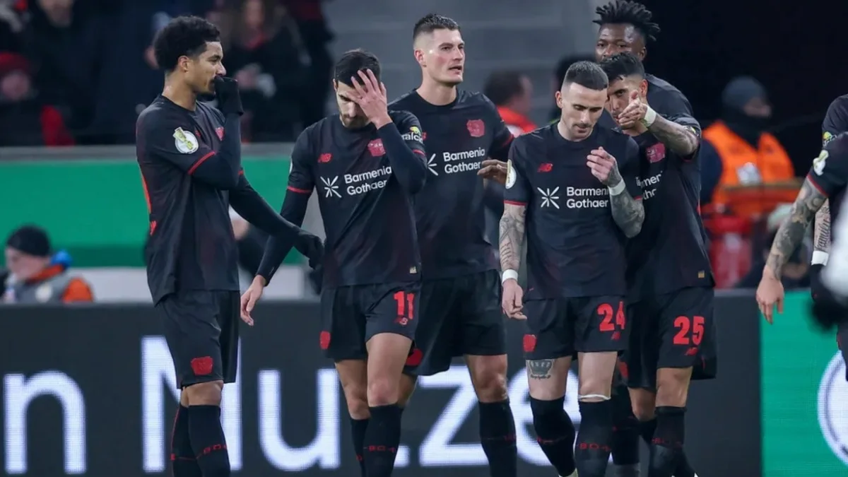 Святкування гравців Байєра / IMAGO