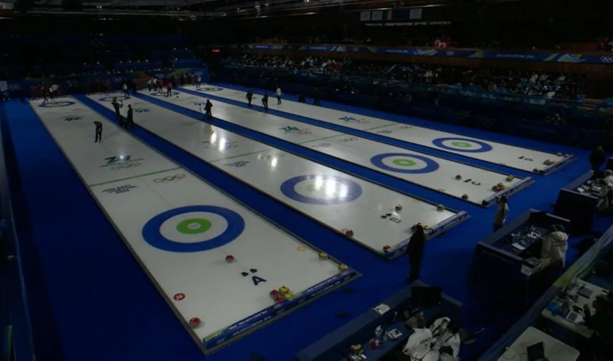 На стадионе Олимпико дель Гияччо произошел блэкаут / скриншот