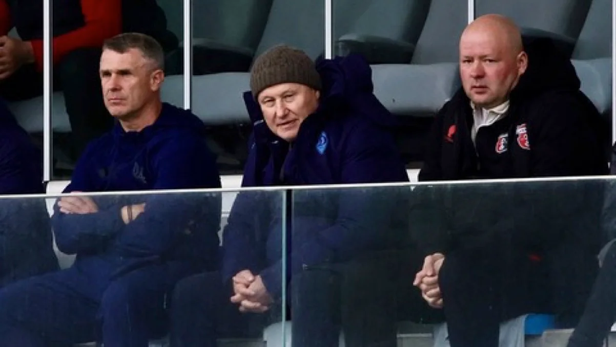 Ребров, Суркіс та Надєїн / фото: НК Верес