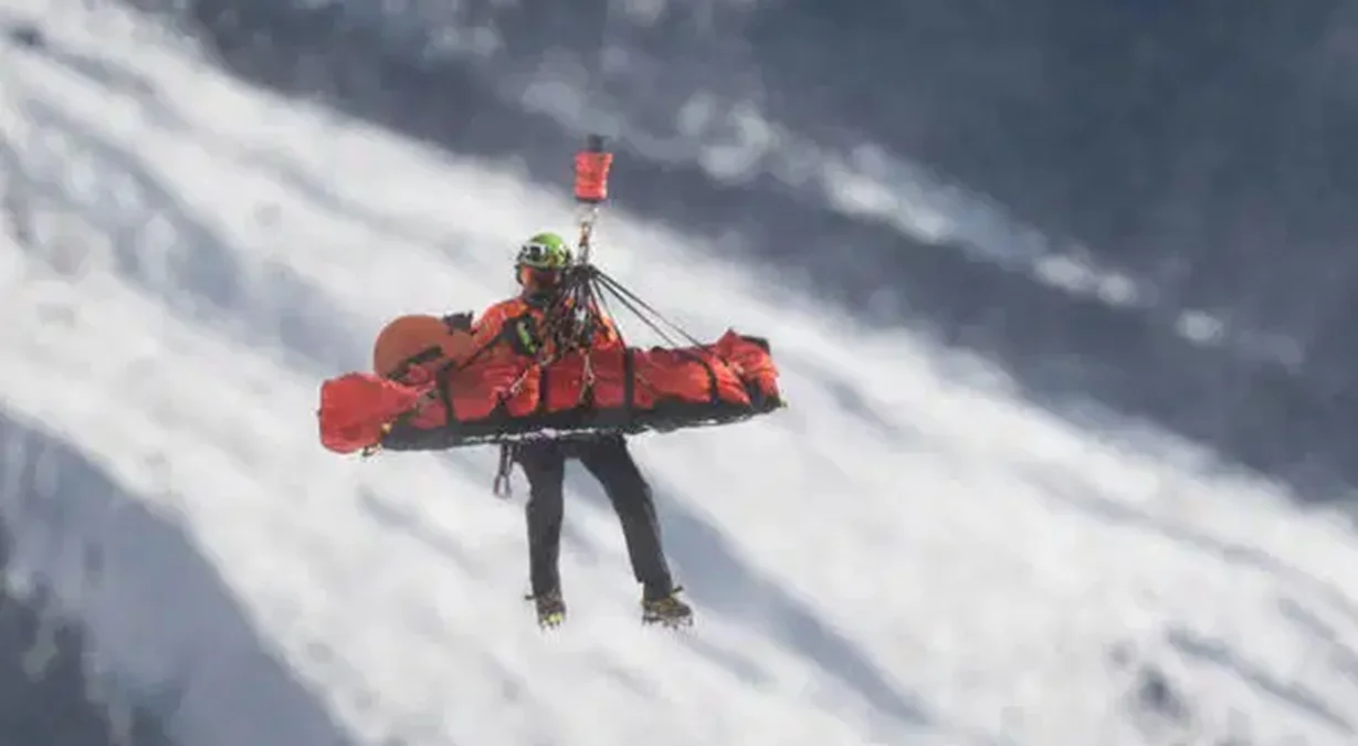 Линдси Вонн была эвакуирована на вертолете / IMAGO