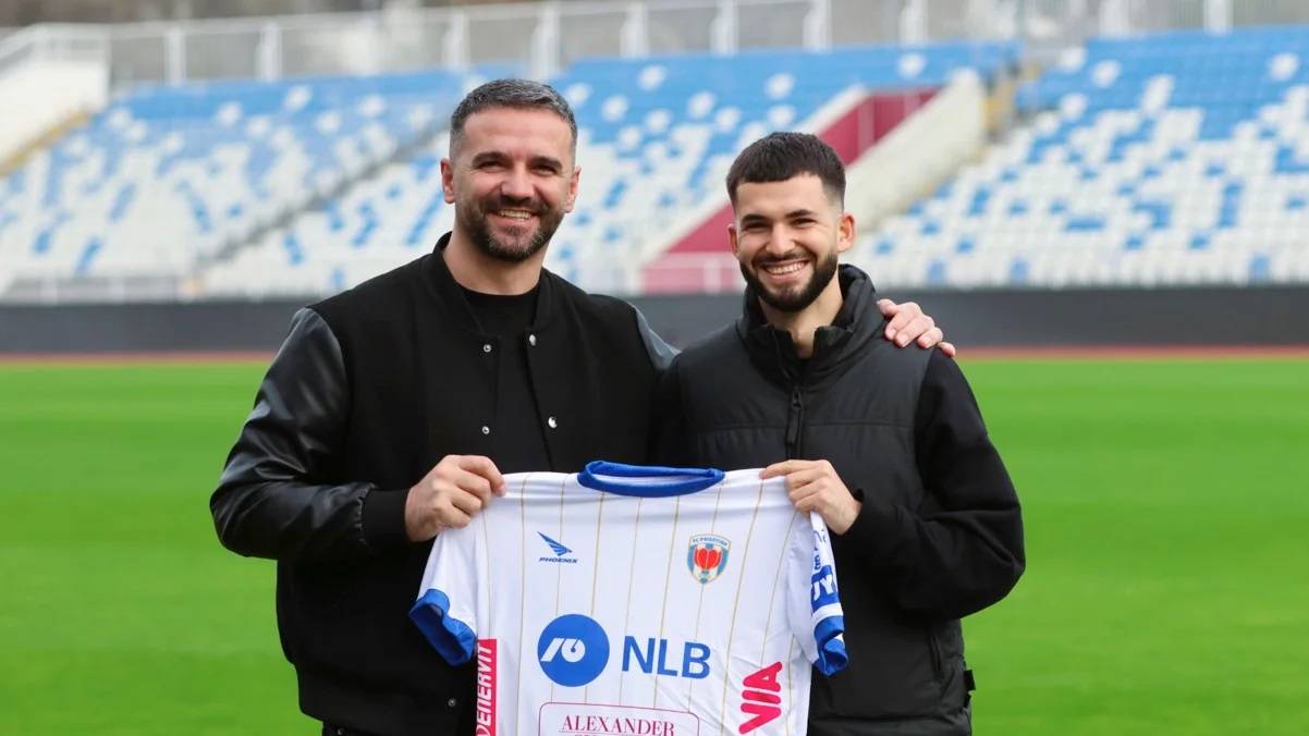 Альбин Красничи (справа) / фото: ФК Приштина