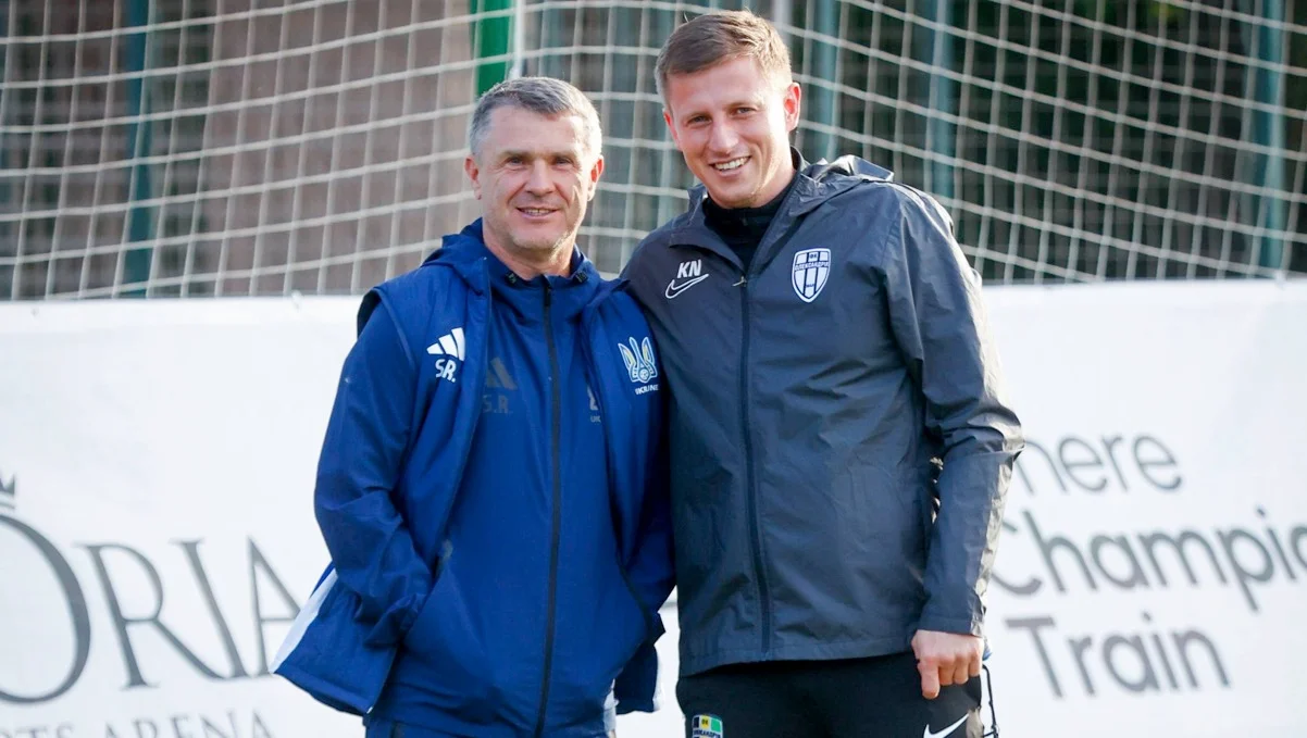 Ребров та Нестеренко / фото: ФК Олександрія