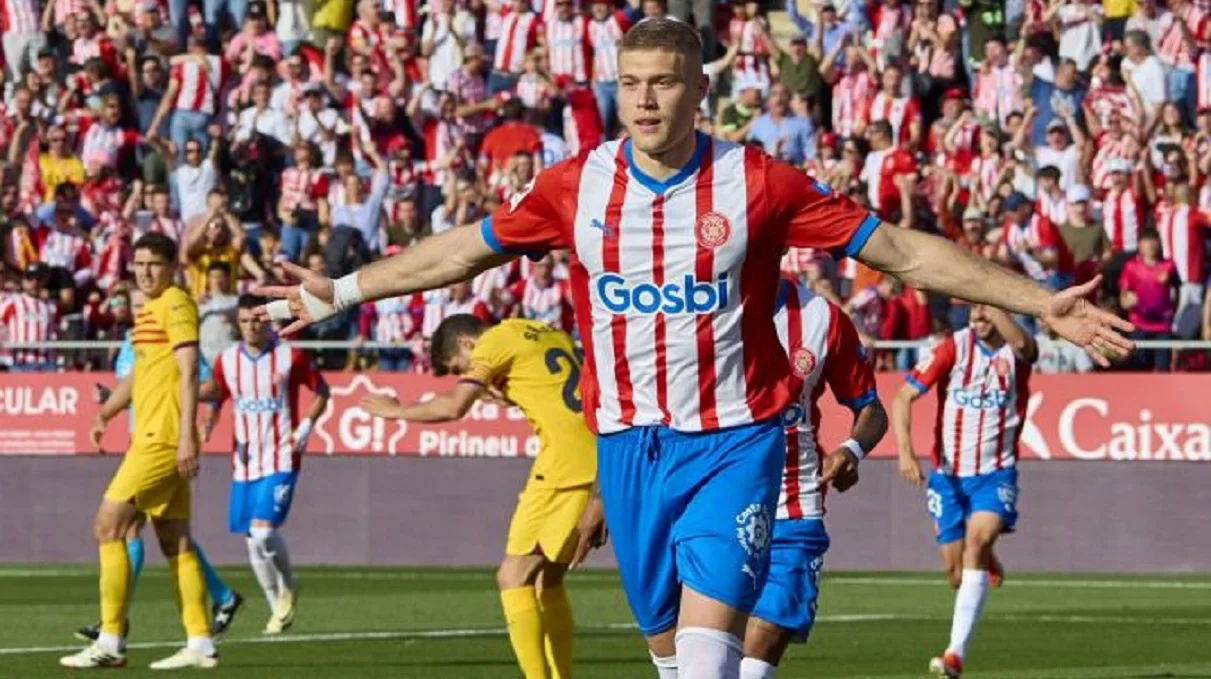 Довбик ставил на колени Барселону / Фото пресс-службы Ла Лиги