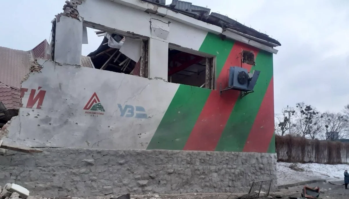 Пошкоджена база Локомотива / фото: Укрзалізниця
