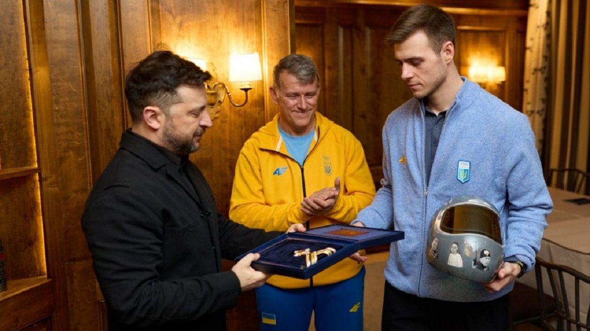 Зеленский с Михаилом и Владиславом Герскевичами / Офис Президента Украины