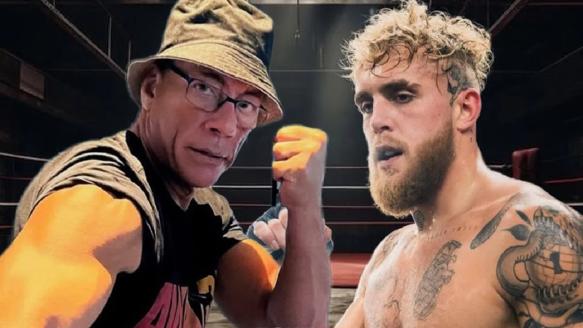 Жан-Клод Ван Дамм и Джейк Пол / Фотоколлаж из соцсетей