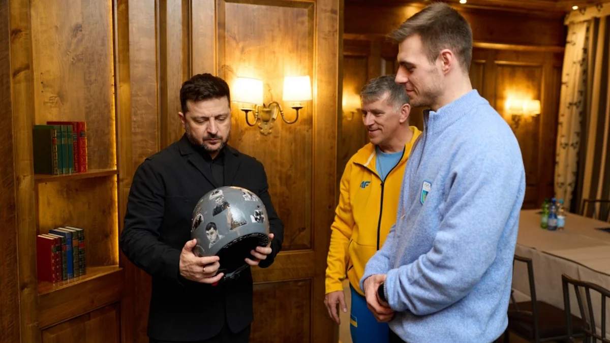 Зеленский с Михаилом и Владиславом Герскевичами / Офис Президента Украины