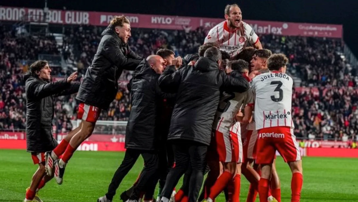 Жирона празднует / фото: ФК Жирона