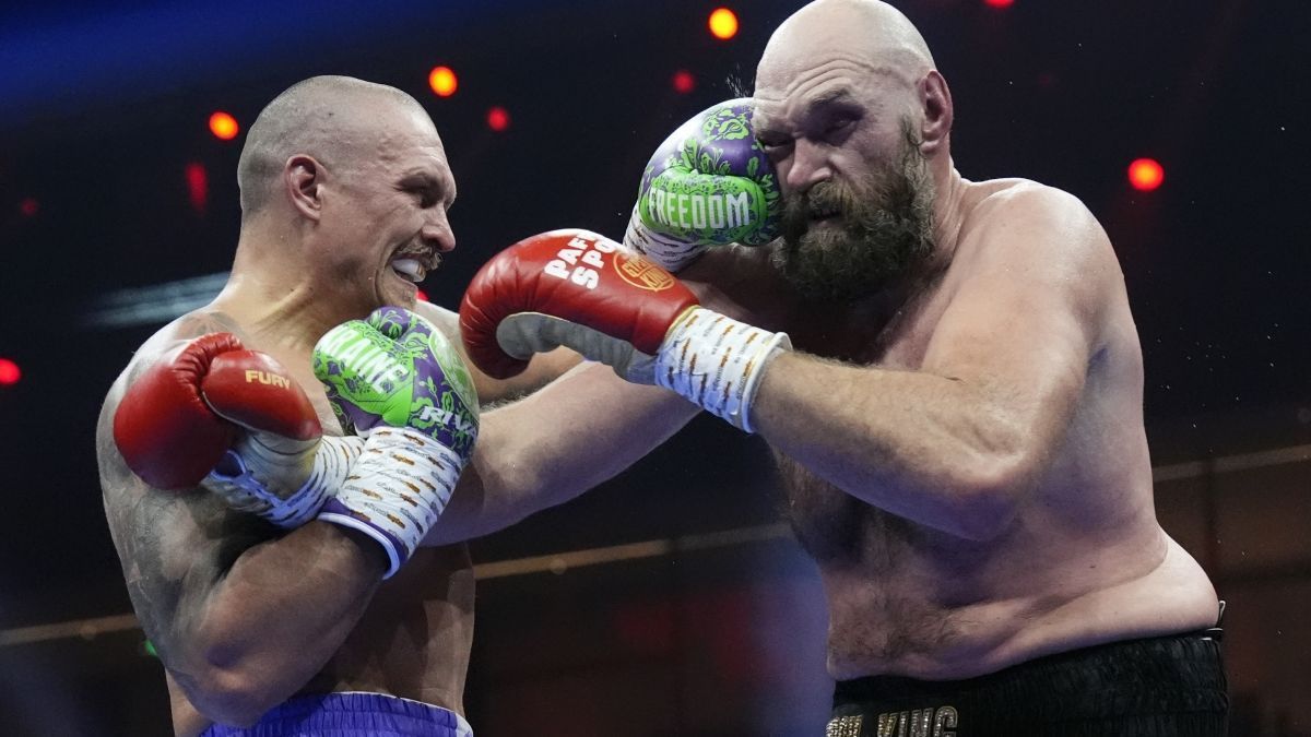 Олександр Усик проти Тайсона Ф'юрі / фото: Getty images