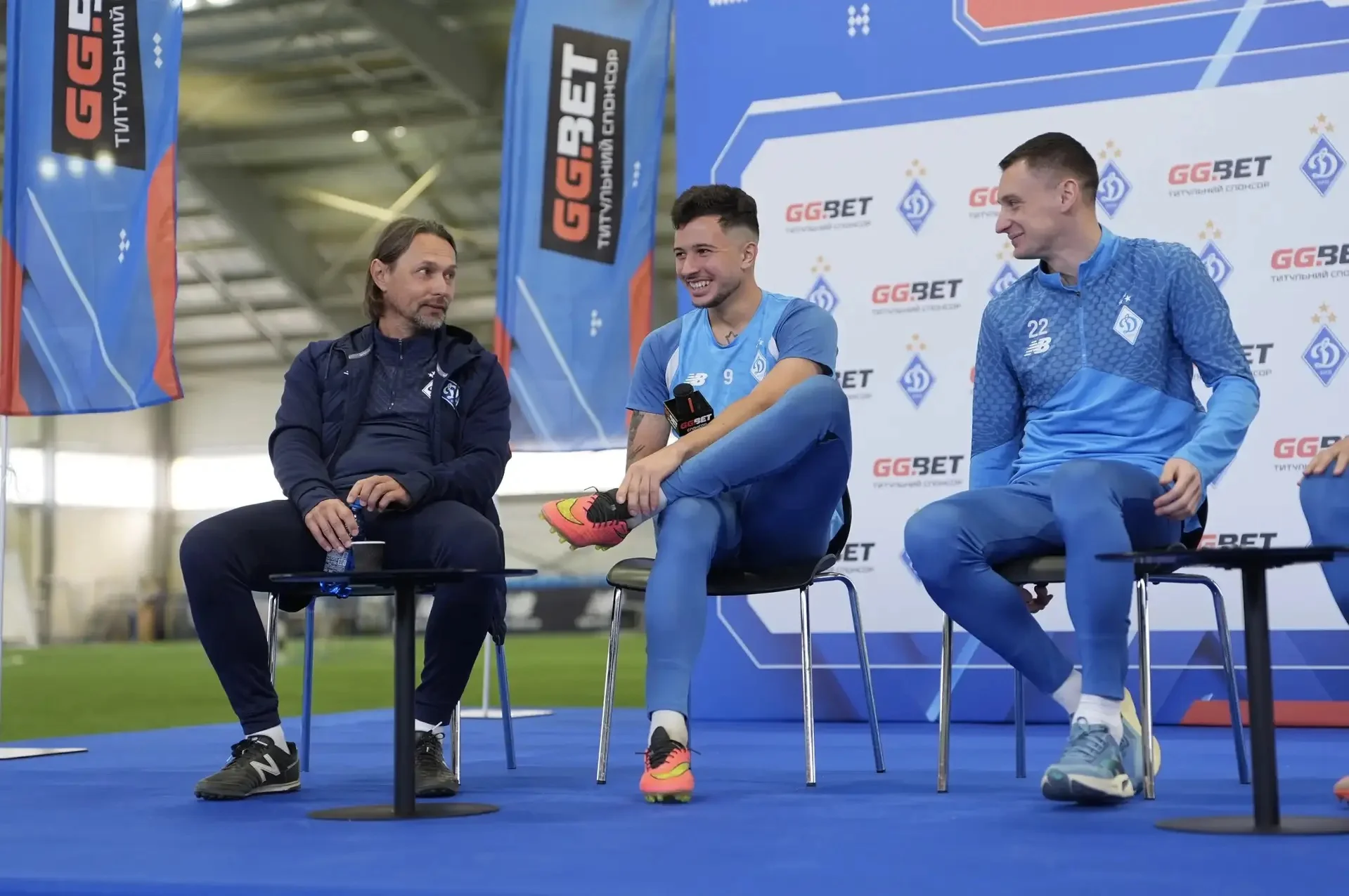 Костюк, Волошин и Кабаев / фото: ФК Динамо