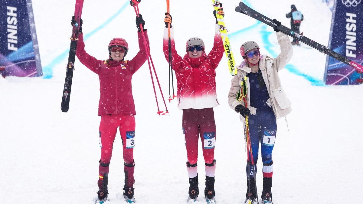Марианна Фаттон стала первой олимпийской чемпионкой в спринте лыжного альпинизма / Photo by Dimitar DILKOFF / AFP via Getty Images