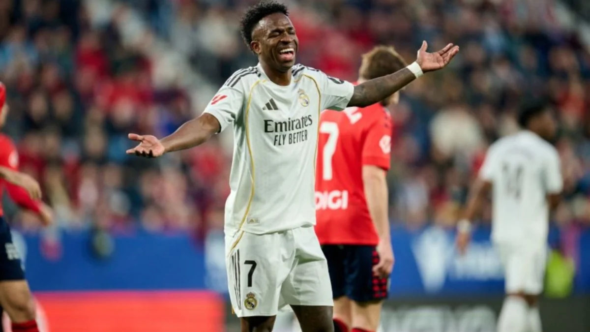 Винисиус не нашел, кого обвинить в расизме среди игроков Осасуны / фото: Ла Лига